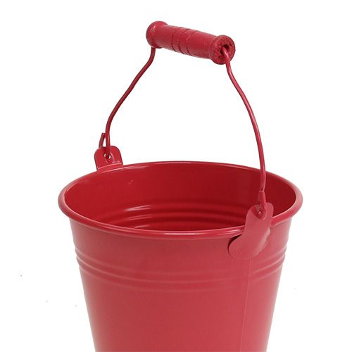 Floristik24 Bucket pink mix Ø12cm H10cm 8pcs