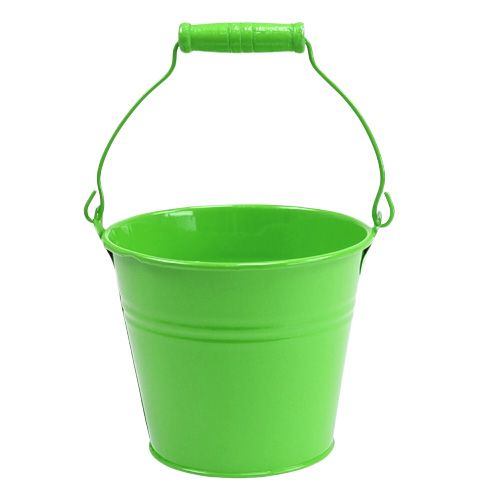 Floristik24 Tin bucket, assorted Ø10cm H8cm 10pcs