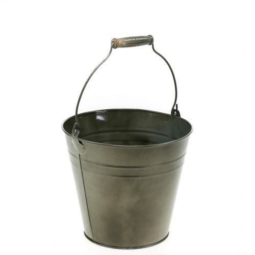 Floristik24 Metal pot, bucket for planting, planter Ø20cm H17cm