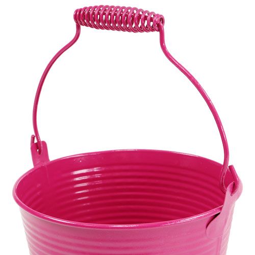 Floristik24 Bucket pink Ø21.5cm H19cm