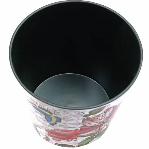 Floristik24 Planter flower pattern plastic Ø17 × H15.5cm flower pot