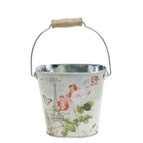 Floristik24 Plant bucket rose oval H11cm