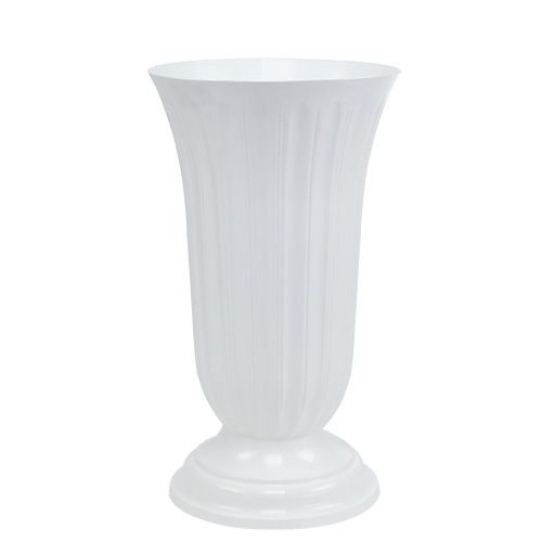 Vase Lilia white Ø23cm 1 pc