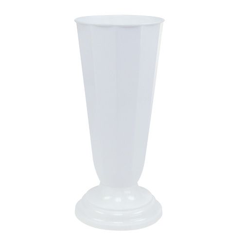 Floristik24 Vase Szwed White Ø19cm