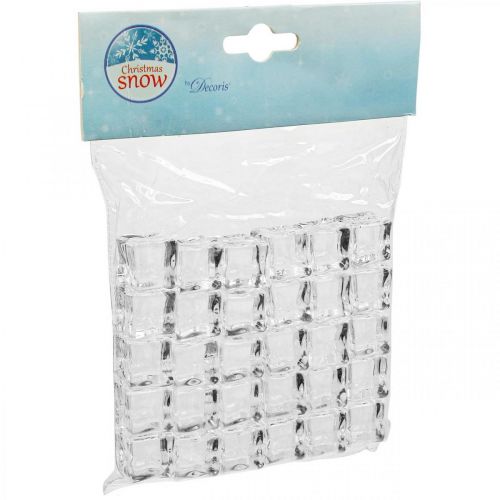 Product Artificial Ice Cubes Decorative Ice Transparent 2cm 30 pcs