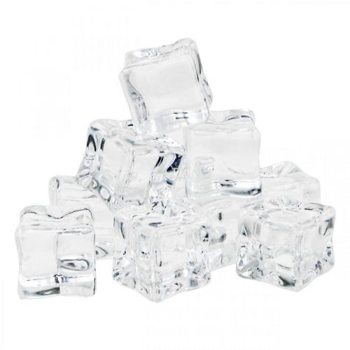 Product Artificial Ice Cubes Decorative Ice Transparent 2cm 30 pcs