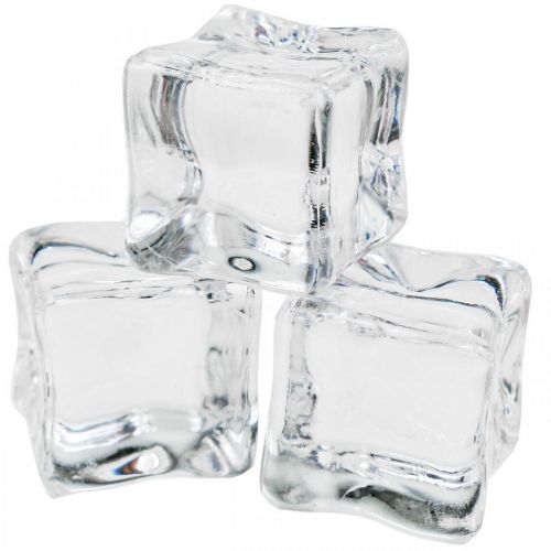 Product Artificial Ice Cubes Decorative Ice Transparent 2cm 30 pcs