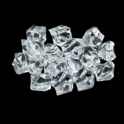 Floristik24 Ice Cubes Acrylic Artificial Ice Cubes 2cm 200g