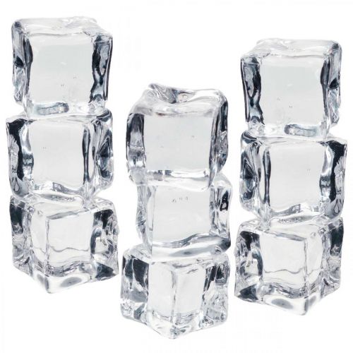 Product Artificial ice cubes window decoration 2cm 20 pcs