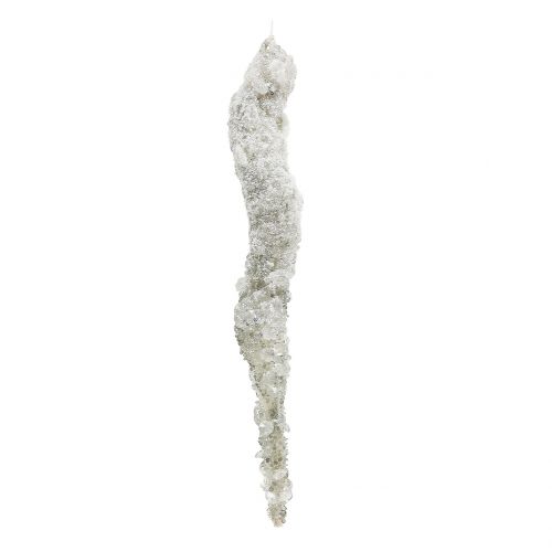 Product Icicles to hang white 25cm