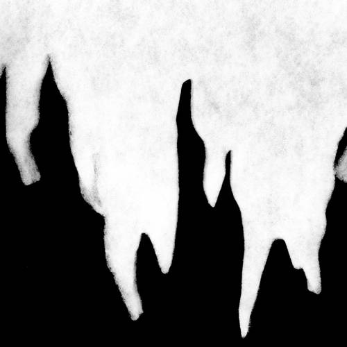 Garland icicle white 5m x 33cm