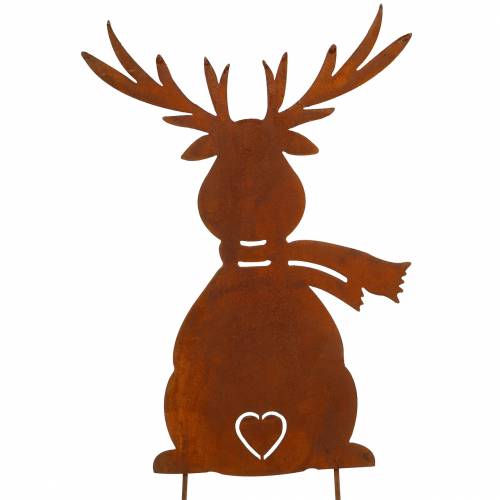 Elk patina to stick H58cm