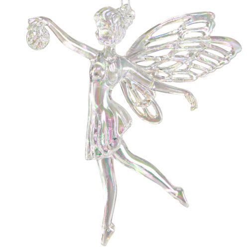 Floristik24 Elf decoration acrylic Christmas elves clear 11cmx12cm 3pcs