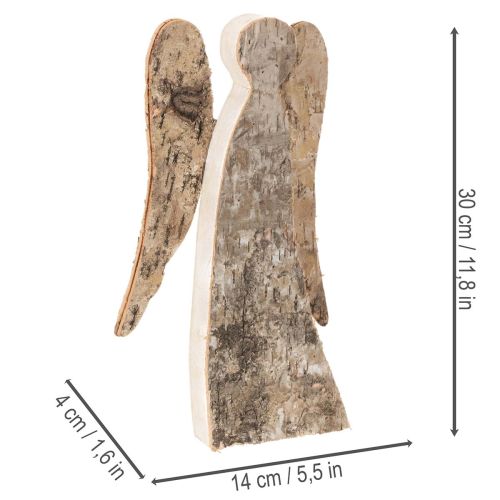 Angel figure made of wood with