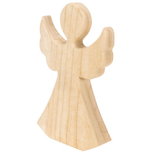 Wooden angel decorative figure