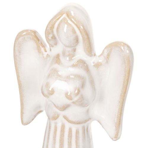 Angel bowl decoration with small figure and round tealight holder 10cm 3pcs | Floristik24.ie