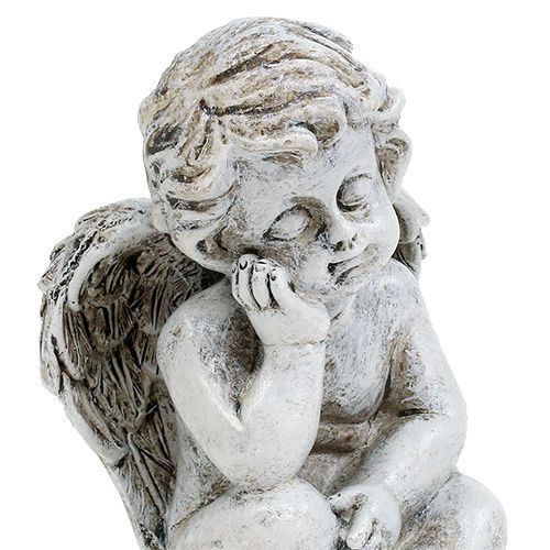 Angel sitting gray 11cm 4pcs