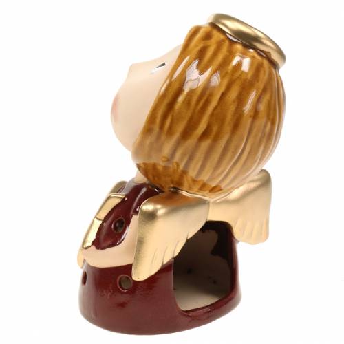 Floristik24 Lantern angel ceramic with star H17cm