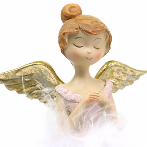 Floristik24 Deco ballerina angel edge seat Ø11.5 H15cm 2pcs