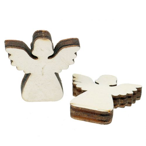 Floristik24 Angel for scattering in a glass nature 2cm 100p