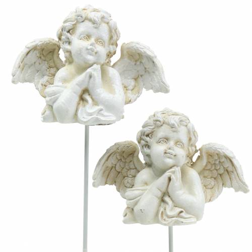Grave jewelry decorative plug angel praying 5cm 4pcs