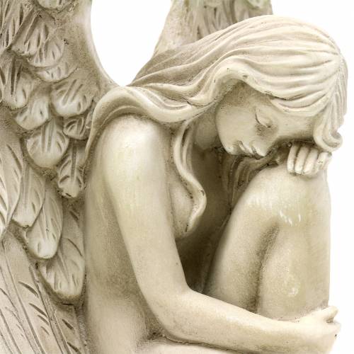 Floristik24 Deco angel grave decoration 16.5cm × 12cm H19cm