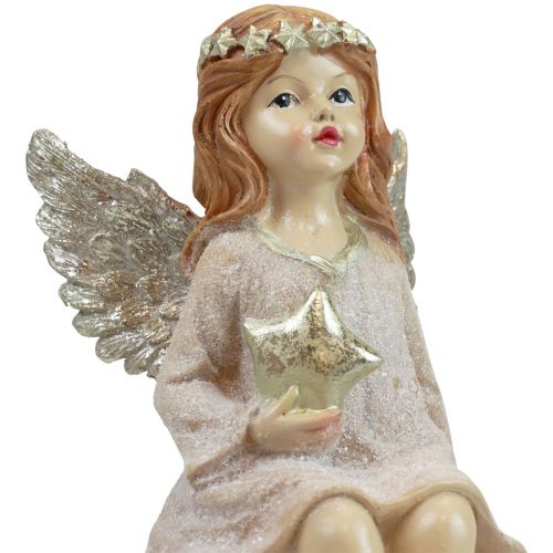 Floristik24 Table decoration Christmas Christmas angel angel with star 21cm