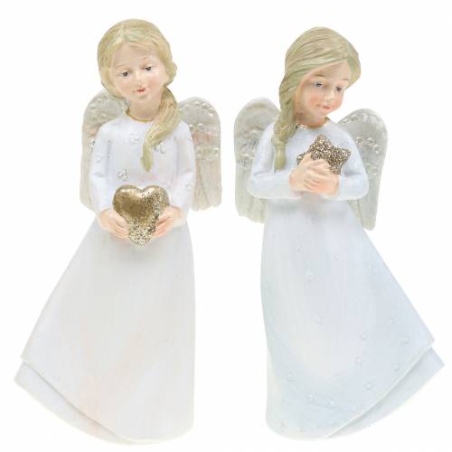 Floristik24 Christmas decoration angel guardian angel 15cm 2pcs