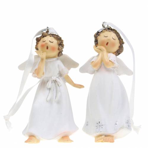 Floristik24 Christmas tree decorations angel 9cm 2pcs