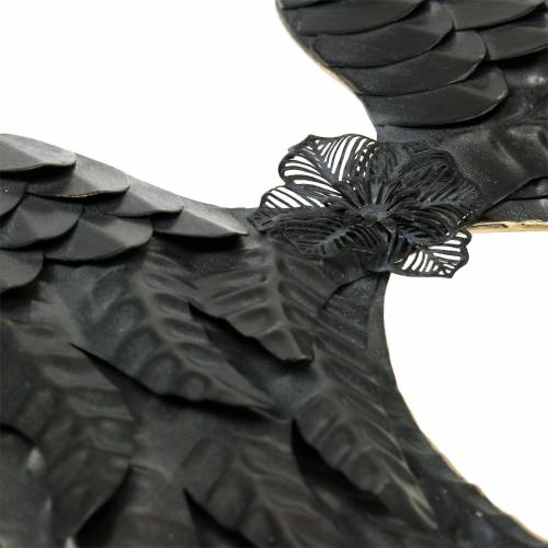 Floristik24 Wall decoration angel wings black 34cm x 47.5cm