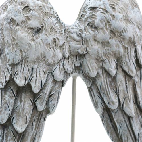 Floristik24 Decorative plug angel wings 10cm 3 pcs