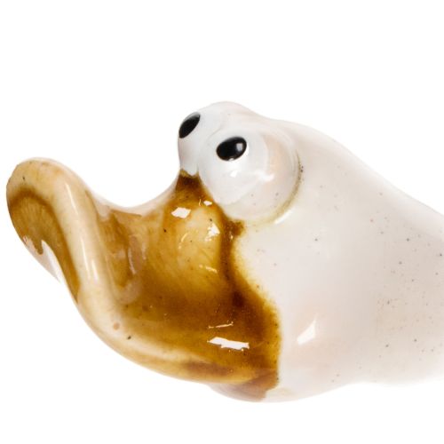 Product Ceramic duck decorative figure for the perfect eye-catcher in the living room, 13cm, 2 pieces