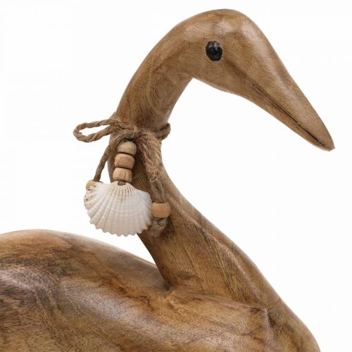 Product Deco duck wooden duck deco mango wood 29x8.5x21.5cm