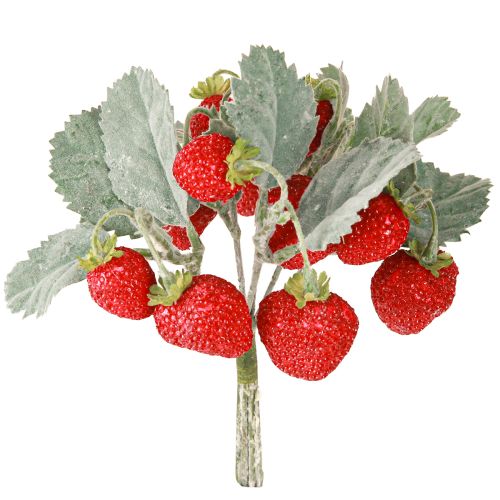 Product Artificial Strawberries, Set of 6 - A Long-Lasting Decorative Item, 23cm