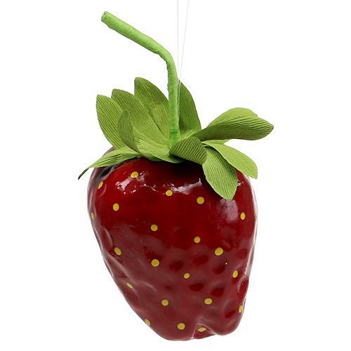 Floristik24 Artificial strawberry 18cm red 1p