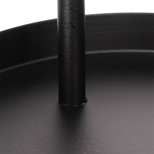 Metal double-tiered round decorative tray 58cm | Floristik24.ie