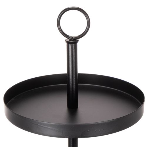Three-tiered metal round serving stand for multi-tiered table decoration, 61cm | Floristik24.ie