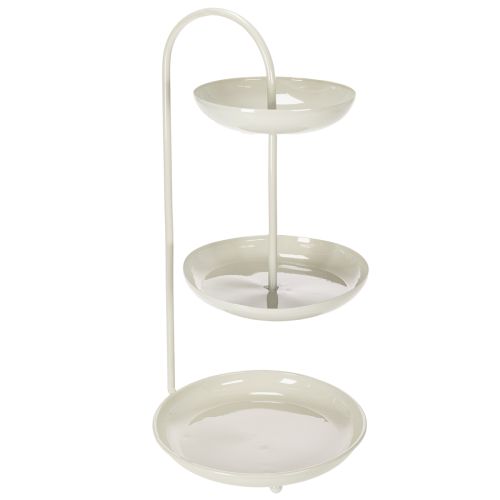 Product Three-tiered table decoration, ideal for living rooms, occasions, weddings, 55cm