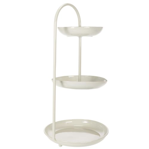 Product Three-tiered table decoration, ideal for living rooms, occasions, weddings, 55cm