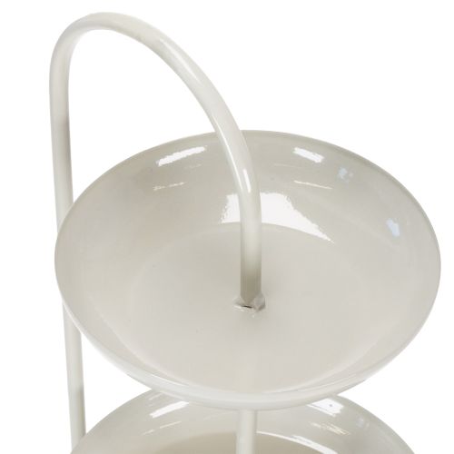 Product Three-tiered table decoration, ideal for living rooms, occasions, weddings, 55cm