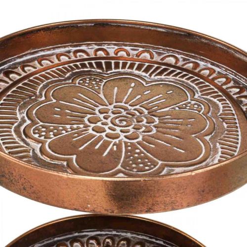 Floristik24 Cake stand vintage decorative tray table shelf metal H53cm Ø28cm