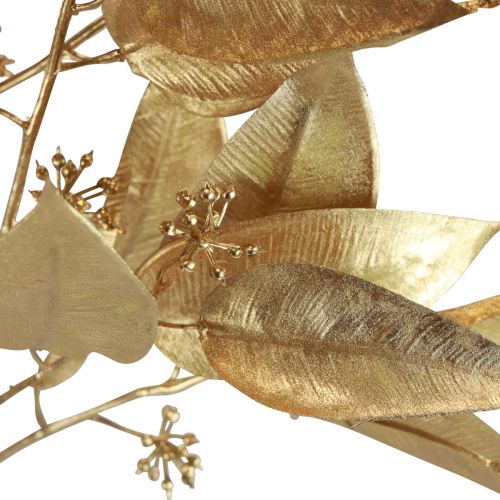 Product Eucalyptus Artificial Lancet Eucalyptus Branch Gold 95cm