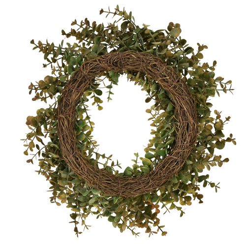 Product Artificial eucalyptus wreath autumn decoration eucalyptus Ø36cm