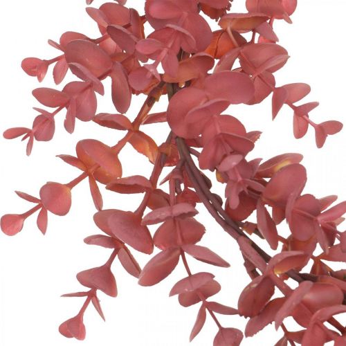 Floristik24 Decorative wreath eucalyptus red Artificial eucalyptus wreath Ø32cm