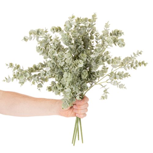Artificial eucalyptus branch, decorative branch for vases and bouquets, 49cm, 4 pieces | Floristik24.ie