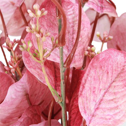 Product Eucalyptus branch Glitter Eucalyptus artificial pink 65cm 3pcs