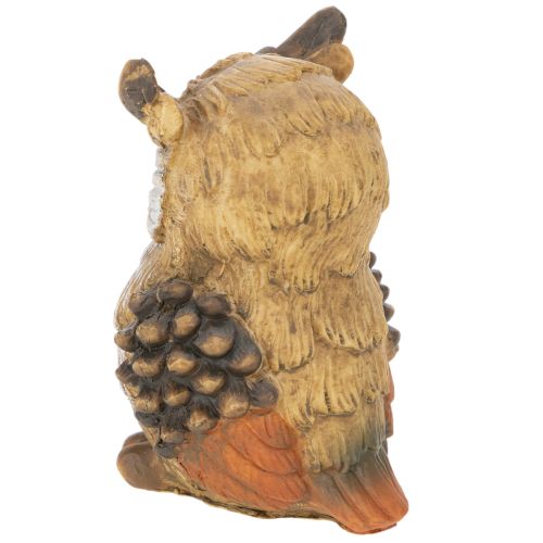 Owl figurine, small sitting owl, decoration, 11cm | Floristik24.ie