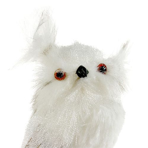 Product Owl on stick white 9cm L48cm