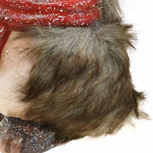 Floristik24 Decorative Owl Ceramic with Scarf Decorative Figures Winter H15cm 2 Pcs