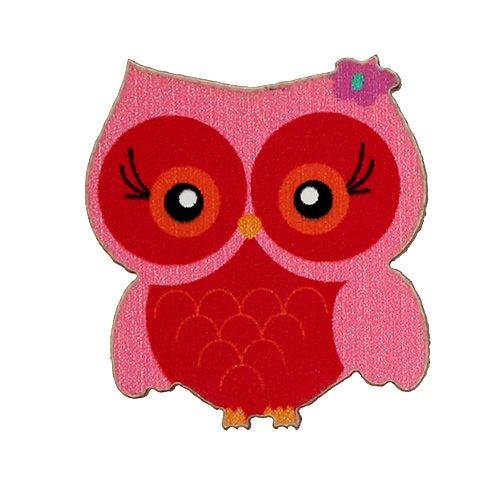 Floristik24 Owls to scatter 2cm colored 100pcs